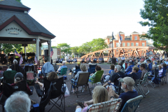 MMBB concert audience, view of the Erie Canal and Kennelley Park. Photo by Steven Lau.