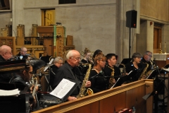 Most of the MMBB during the "Time for Lovin" benefit concert at Asbury First United Methodist Church, September 26, 2019. Photo by Steven Lau.